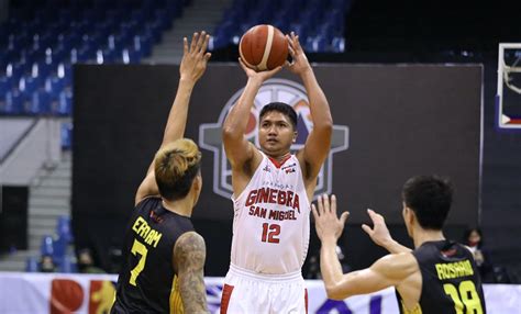 Ginebra's Prince Caperal named Most Improved Player .